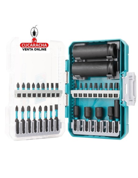 accesorios herramientas. Caja de 33 puntas impacto + adaptadores Mod. TACSDL63306