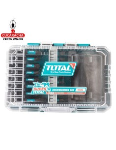 accesorios herramientas. Caja de 33 puntas impacto + adaptadores Mod. TACSDL63306