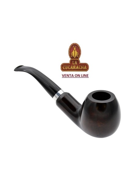 Pipa española ENA-Bruken ALMIRANTE TABACO BENT APPLE 942-9MM. LISA.