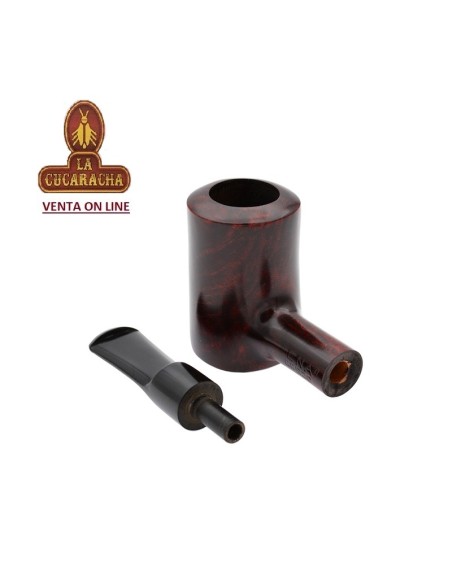 Pipa española ENA-Bruken PIPO CHERRY POCKER 491-SIN FILTRO LISA.