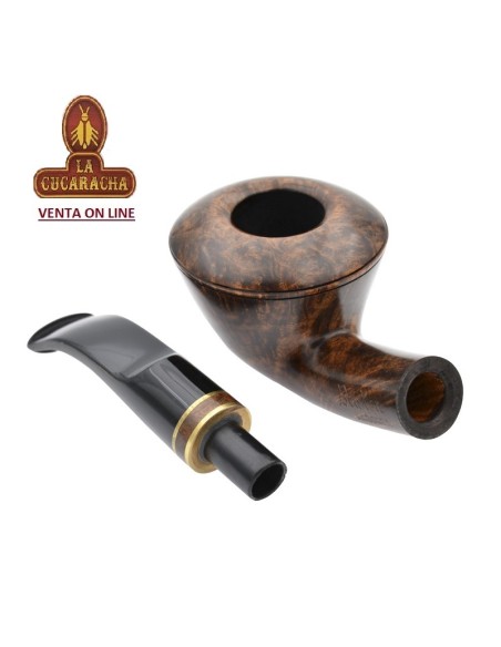 Pipa española Bruken ARBOREA MEDITERRANEO BENT BULLDOG RHODESIAN 205-9MM LISA.