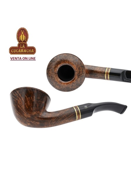 Pipa española Bruken ARBOREA MEDITERRANEO BENT BULLDOG RHODESIAN 205-9MM LISA.