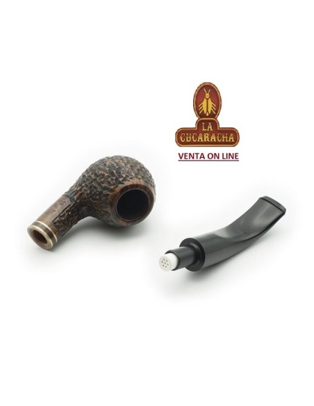 Pipa española Bruken ARBOREA RUSTICA BENT APPLE BALL 105-9MM.