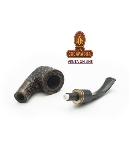 Pipa española Bruken ARBOREA RUSTICA BENT BILLIARD 433-9MM.
