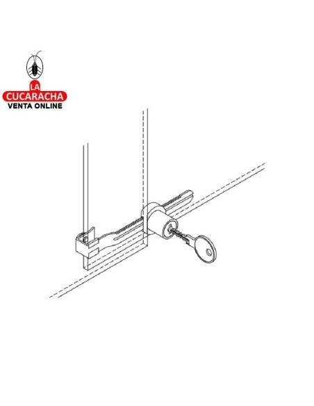 amig-CERRADURA VITRINA MOD. 10A.