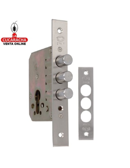 amig-Cerradura Embutir puerta madera Modelo 102.