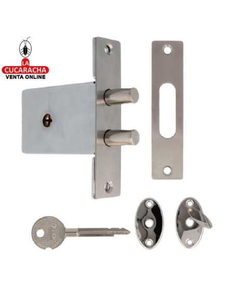 amig-Cerradura Embutir perfiles metálicos Modelo 421.