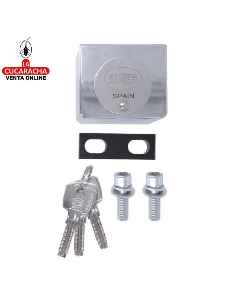 amig-Cerradura puertas enrollables latón macizo Modelo 670.
