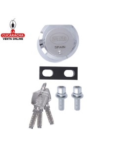 amig-Cerradura puertas enrollables latón macizo Modelo 675.