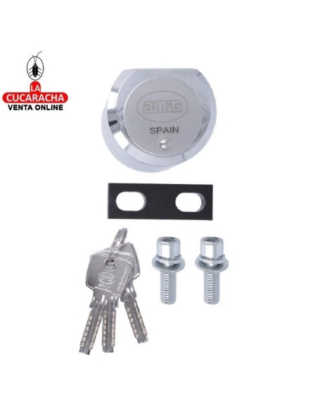 amig-Cerradura puertas enrollables latón macizo Modelo 675.