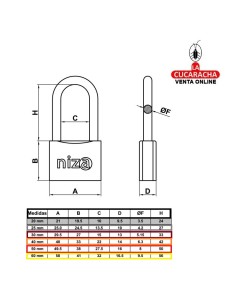 amig-Candado Modelo Niza... 2