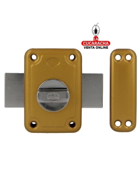 amig-Cerradura sobreponer Modelo 80 Esmaltado Oro.