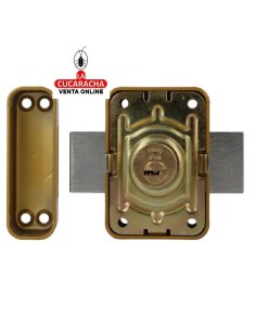 amig-Cerradura sobreponer Modelo 80 Esmaltado Oro.