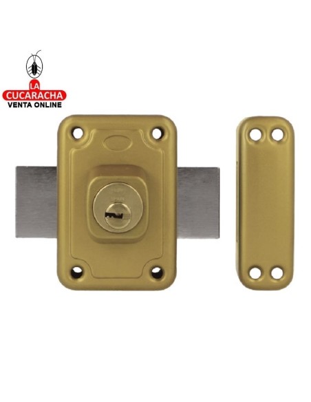 amig-Cerradura sobreponer Modelo 81 Esmaltado Oro.