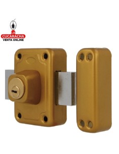 amig-Cerradura sobreponer Modelo 81 Esmaltado Oro.