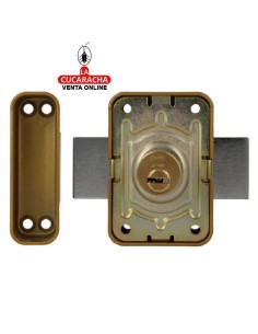 amig-Cerradura sobreponer Modelo 81 Esmaltado Oro.