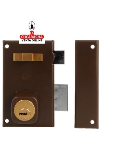 amig-Cerradura sobreponer Modelo 75 Marrón-Derecha.