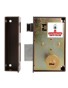 amig-Cerradura sobreponer Modelo 75 Marrón-Derecha.
