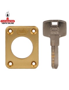 amig-Cerradura sobreponer Modelo 75 Marrón-Izquierda.