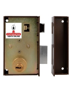amig-Cerradura sobreponer Modelo 75 Marrón-Izquierda.