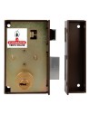 amig-Cerradura sobreponer Modelo 75 Marrón-Izquierda.