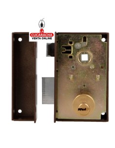 amig-Cerradura sobreponer Modelo 75n Marrón-Derecha.