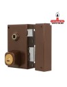 amig-Cerradura sobreponer Modelo 75n Marrón-Derecha.
