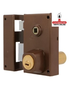 amig-Cerradura sobreponer Modelo 75n Marrón-Izquierda.
