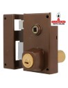 amig-Cerradura sobreponer Modelo 75n Marrón-Izquierda.