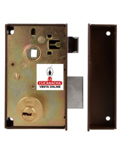 amig-Cerradura sobreponer Modelo 75n Marrón-Izquierda.