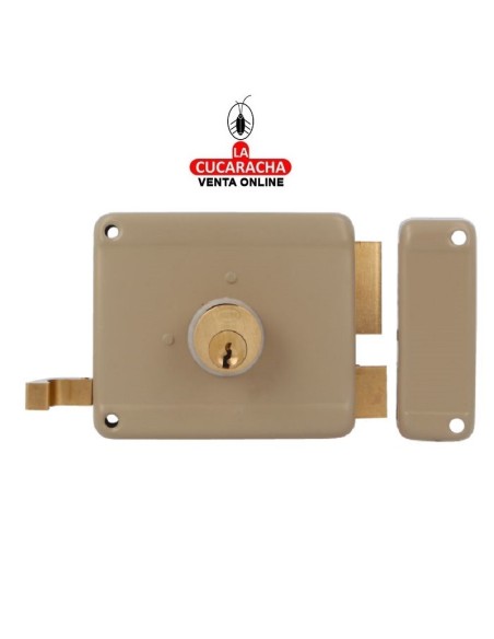 amig-Cerradura sobreponer Modelo 78 Beige-Derecha.