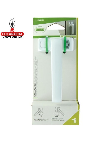 amig-Manilla Aluminio ventana Modelo Gamma Blanco-Negro.