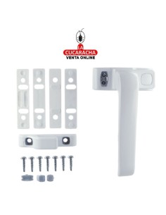 amig-Manilla Aluminio ventana Modelo Gamma Blanco-Negro.