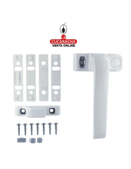 amig-Manilla Aluminio ventana Modelo Gamma Blanco-Negro.