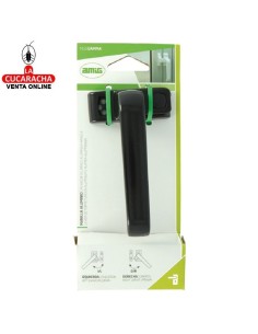 amig-Manilla Aluminio ventana Modelo Gamma Blanco-Negro.