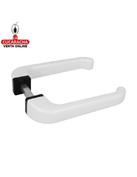 amig-JUEGO Manilla puerta Aluminio Modelo Epsilon-SP Blanco-Negro.