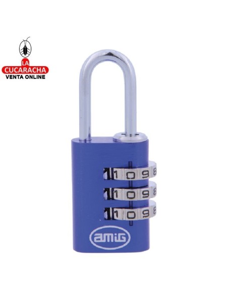 amig-Candado Combinación Modelo 76 Azul Display.
