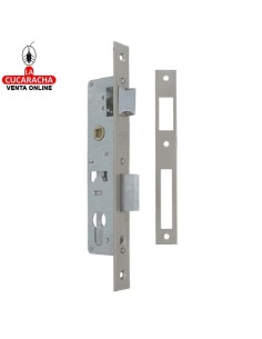 amig-Cerradura Embutir Modelo 725GR Acero Cromado Mate.