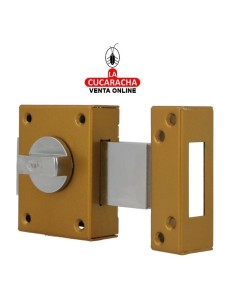 amig-Cerradura sobreponer Modelo 85 Esmaltado Oro.