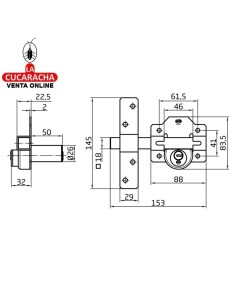 amig-Cerrojo seguridad Modelo 4.