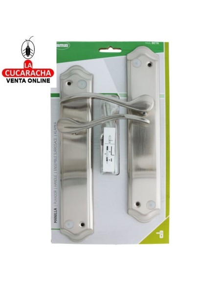 amig-JUEGO Manilla puerta Placa latón Modelo Beta.