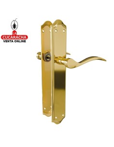 amig-JUEGO Manilla puerta Placa latón Modelo Beta.