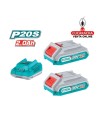 Pack 2 Baterias 20V-2AH + Cargador Rapido Modelo TFBCPK1222E.