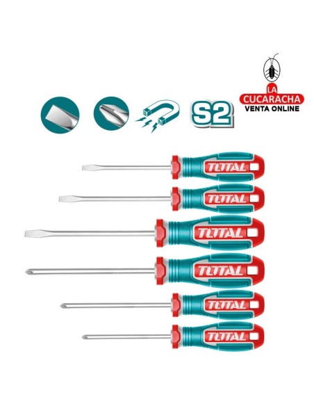 JUEGO 6 DESTORNILLADORES MODELO TKSDS0626.