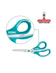 TIJERA ACERO INOX 215MM MANGO BIMATERIAL MODELO THSCRS812001.