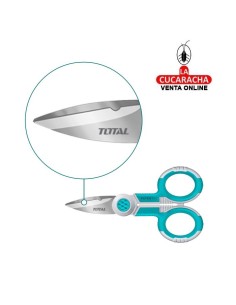 TIJERA ELECTRICISTA ACERO INOX 145MM MODELO THT1155871.