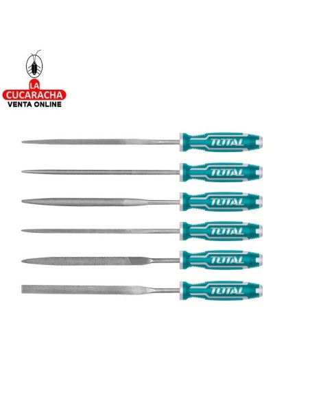 JUEGO 6 LIMAS PARA METAL Y MADERA MODELO THT91462.