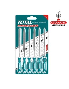 JUEGO 6 LIMAS PARA METAL Y MADERA MODELO THT91462.