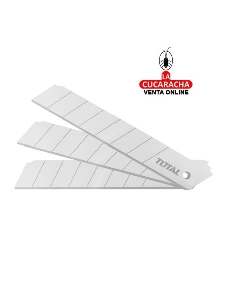 Recambio 10 cuchillas cutter 18x100mm. Modelo THT519112.