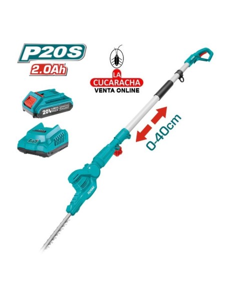 Cortasetos de altura 20V a batería Modelo TPHT2016012.